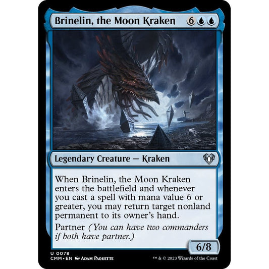 Image for Brinelin, the Moon Kraken (78) (CMM) - Magic: The Gathering