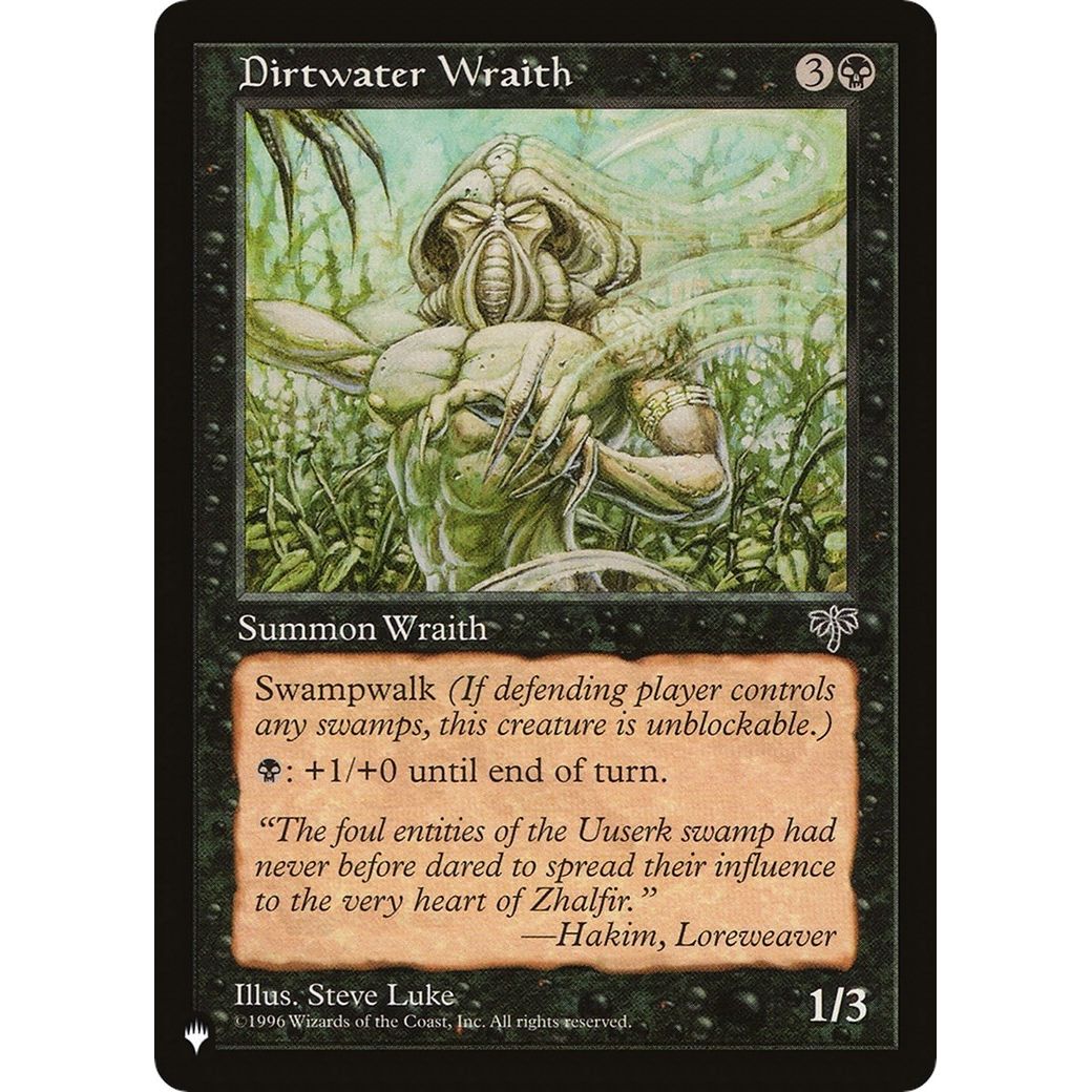Image for Dirtwater Wraith (LIST) - Magic: The Gathering