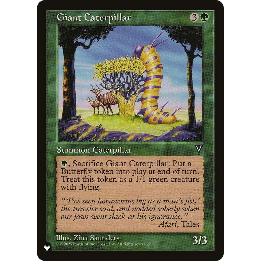 Image for Giant Caterpillar (LIST) - Magic: The Gathering