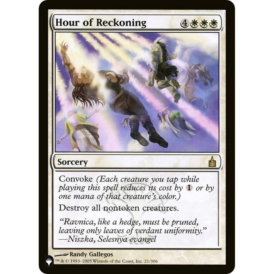 Image for Hour of Reckoning (21/306) (LIST) - Magic: The Gathering