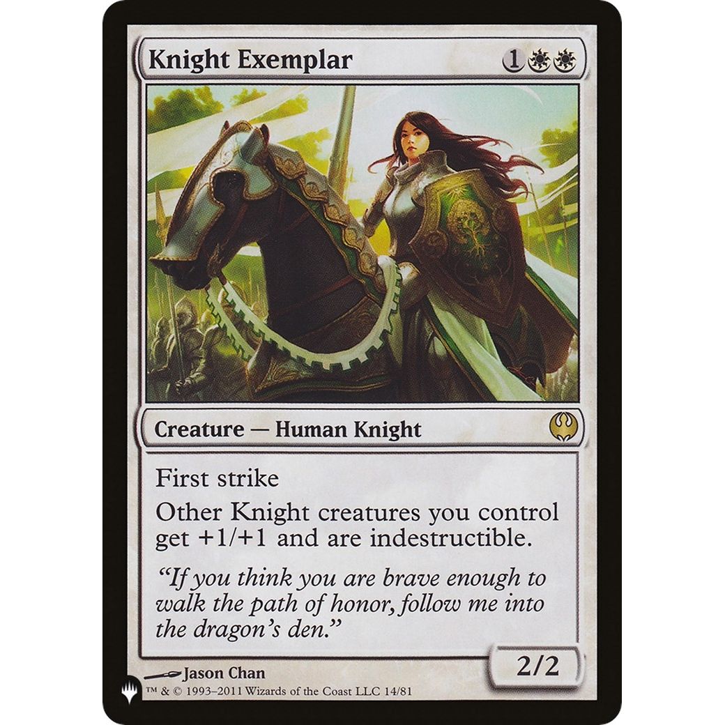 Image for Knight Exemplar (DDG) (14/81) (LIST) - Magic: The Gathering