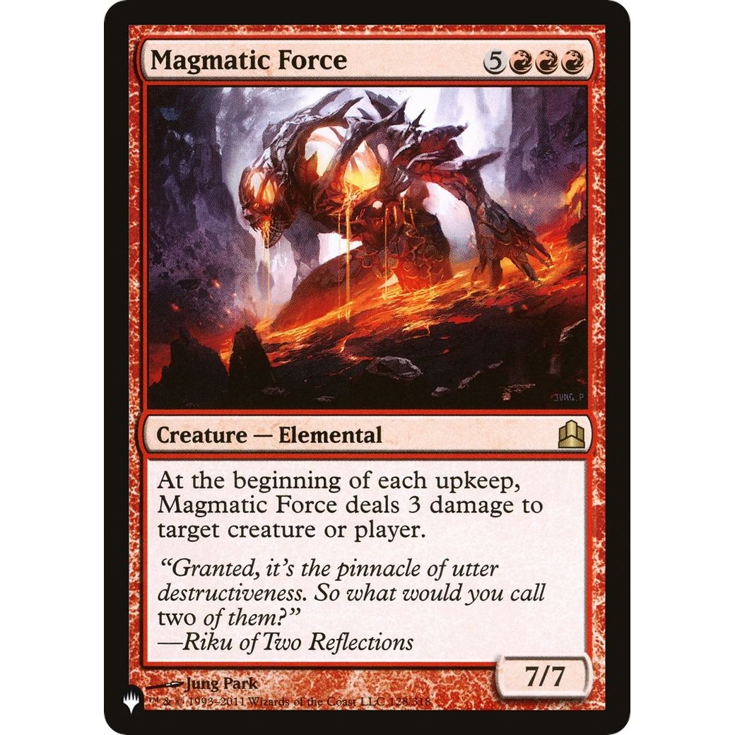 Image for Magmatic Force (128/318) (LIST) - Magic: The Gathering
