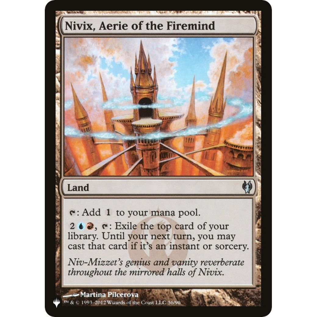 Image for Nivix, Aerie of the Firemind (36/90) (LIST) - Magic: The Gathering