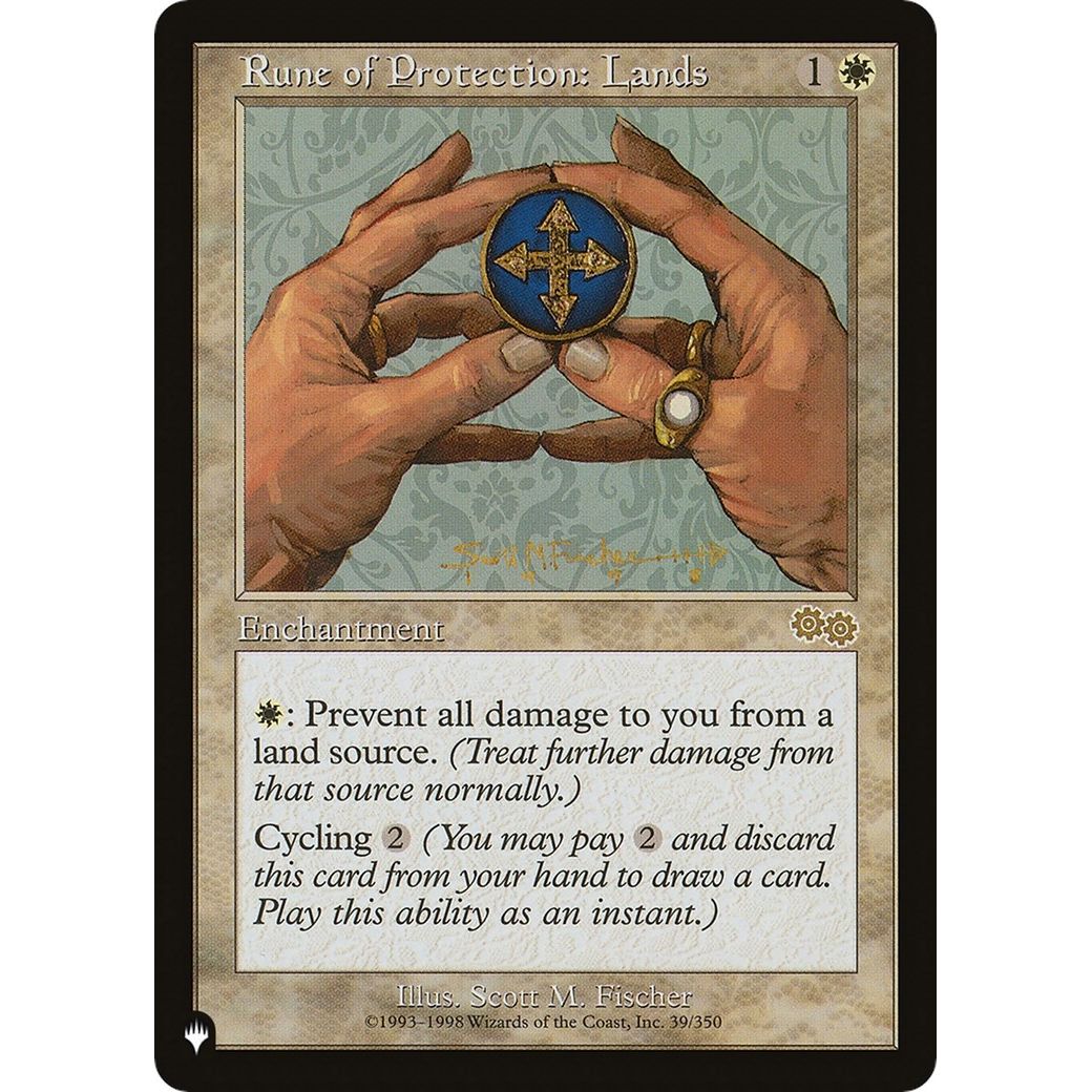 Image for Rune of Protection: Lands (39/350) (LIST) - Magic: The Gathering