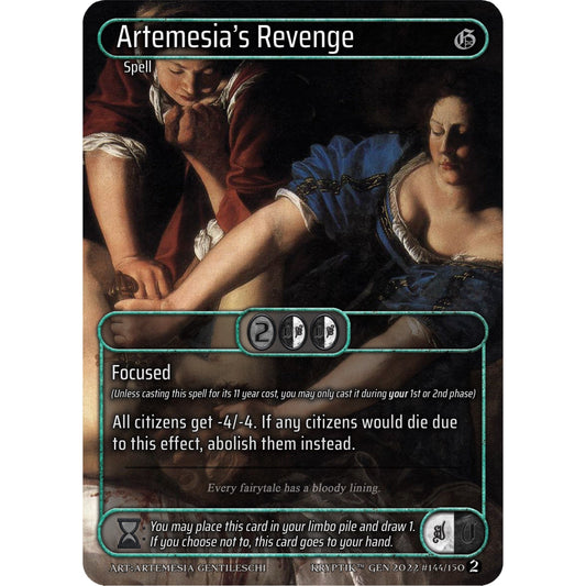 Image for Artemesia's Revenge (Box Topper) (144) - Kryptik TCG