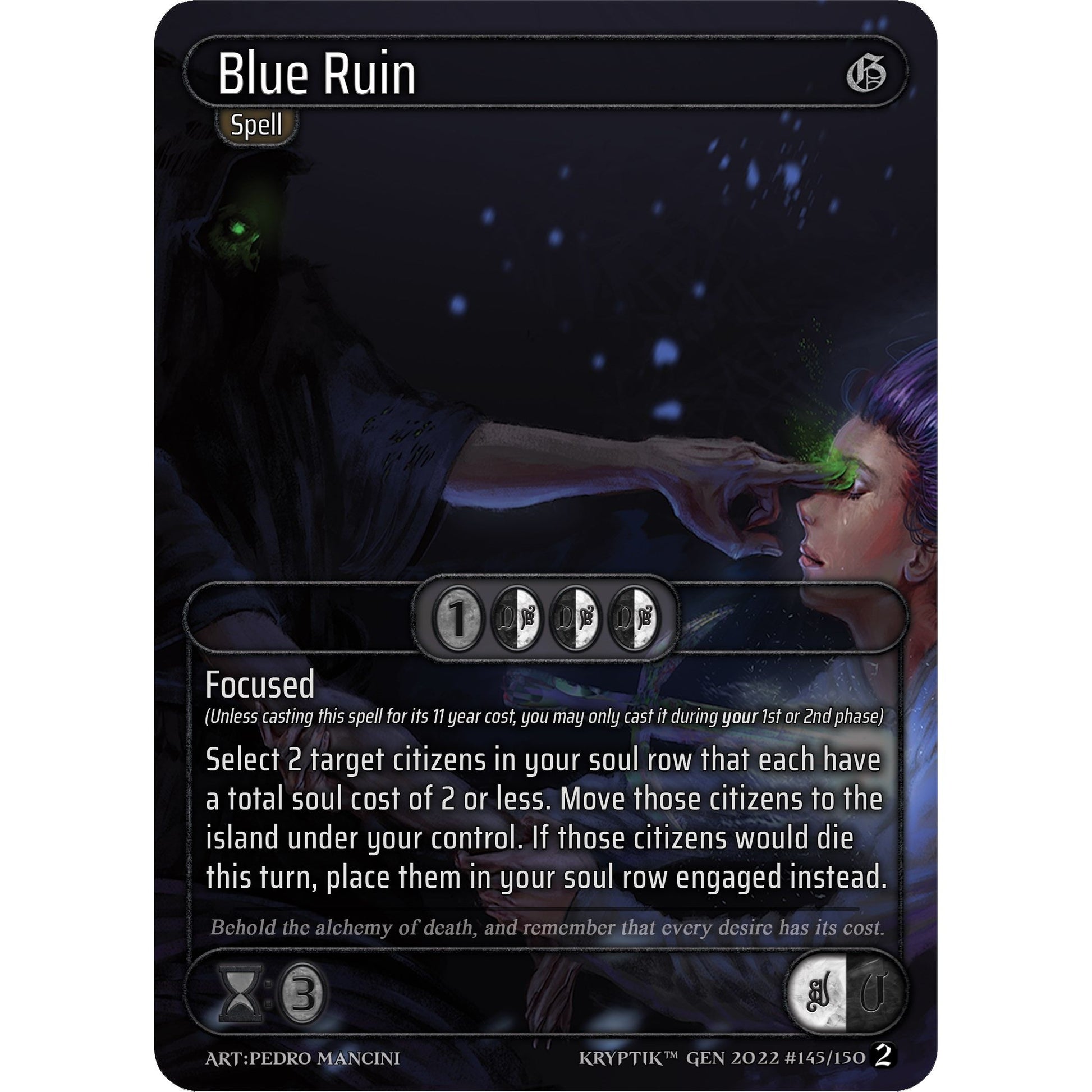 Image for Blue Ruin (145) - Kryptik TCG