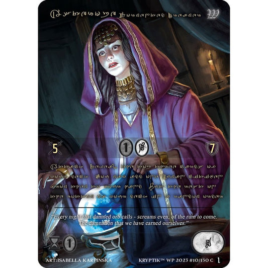 Image for Asterope, Tormented Dreamer (Gold Kryptik Language) (10) - Kryptik TCG