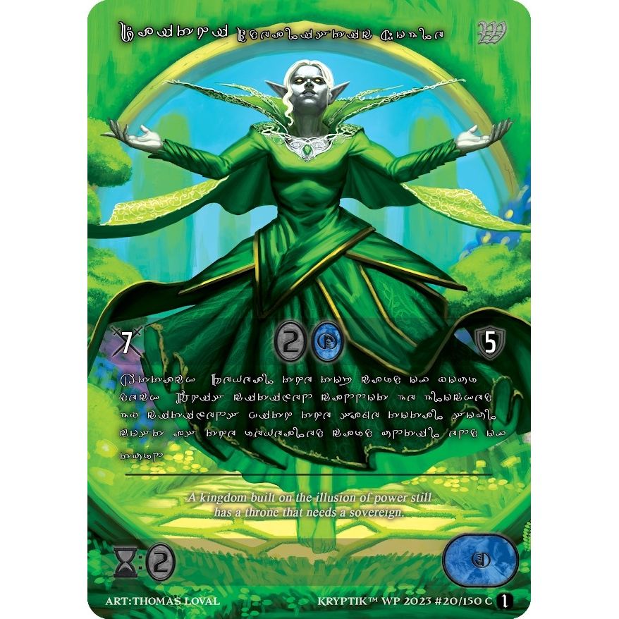 Image for Daithi, Idealistic Noble (Silver Kryptik Language) (20) - Kryptik TCG