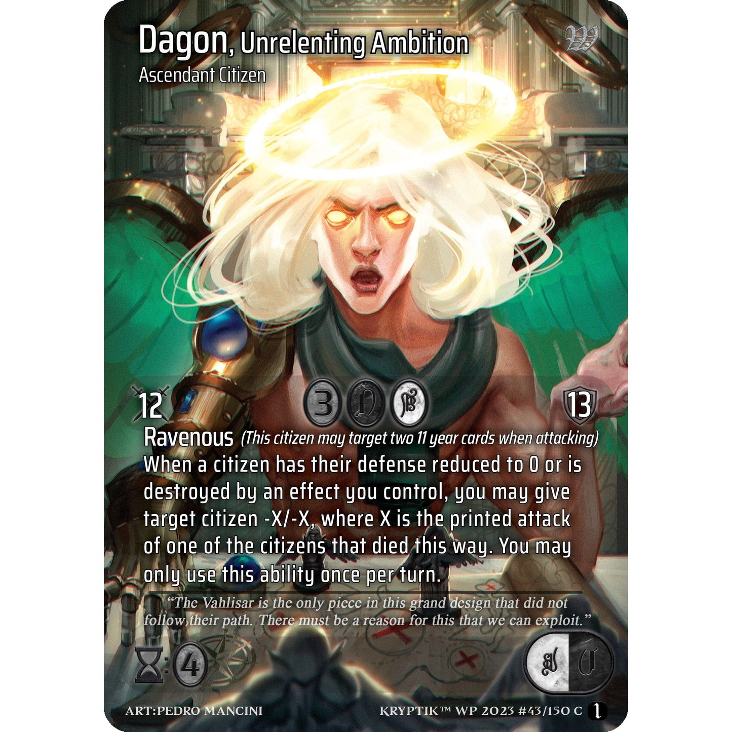 Image for Dagon, Unrelenting Ambition (43) - Kryptik TCG