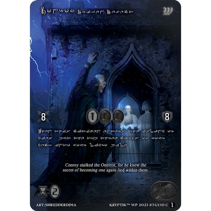 Image for Conroy, Driven Defect (Silver Kryptik Language) (34) - Kryptik TCG