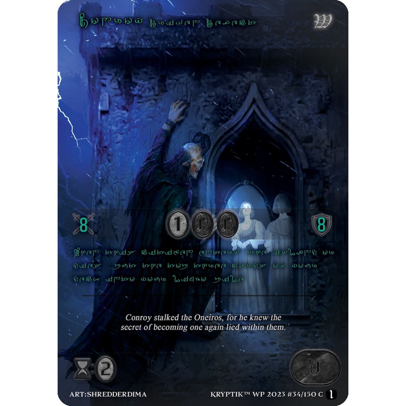 Image for Conroy, Driven Defect (Green Kryptik Language) (34) - Kryptik TCG