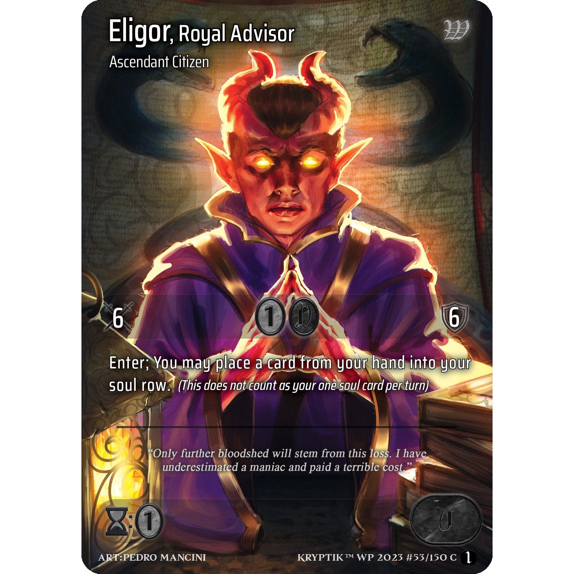 Image for Eligor, Royal Advisor (53) - Kryptik TCG