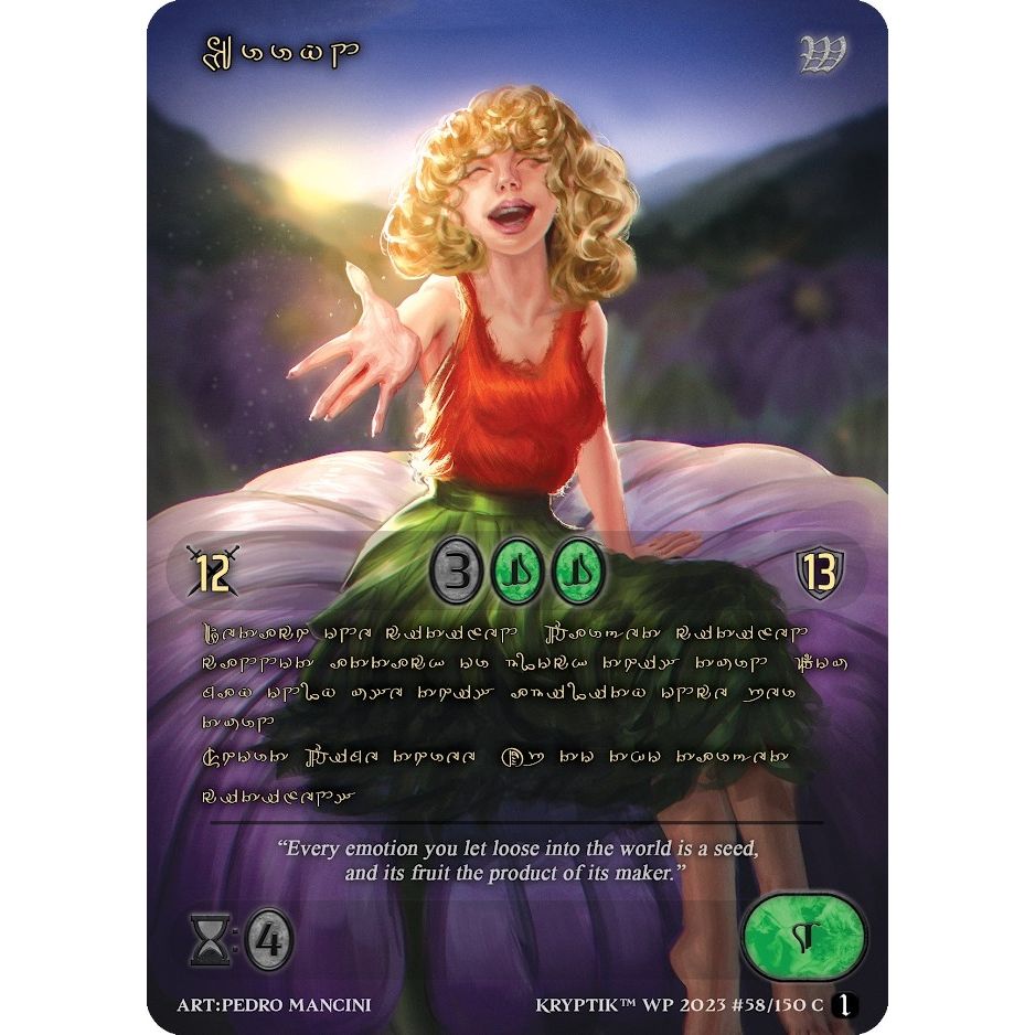 Image for Erryn (Gold Kryptik Language) (58) - Kryptik TCG
