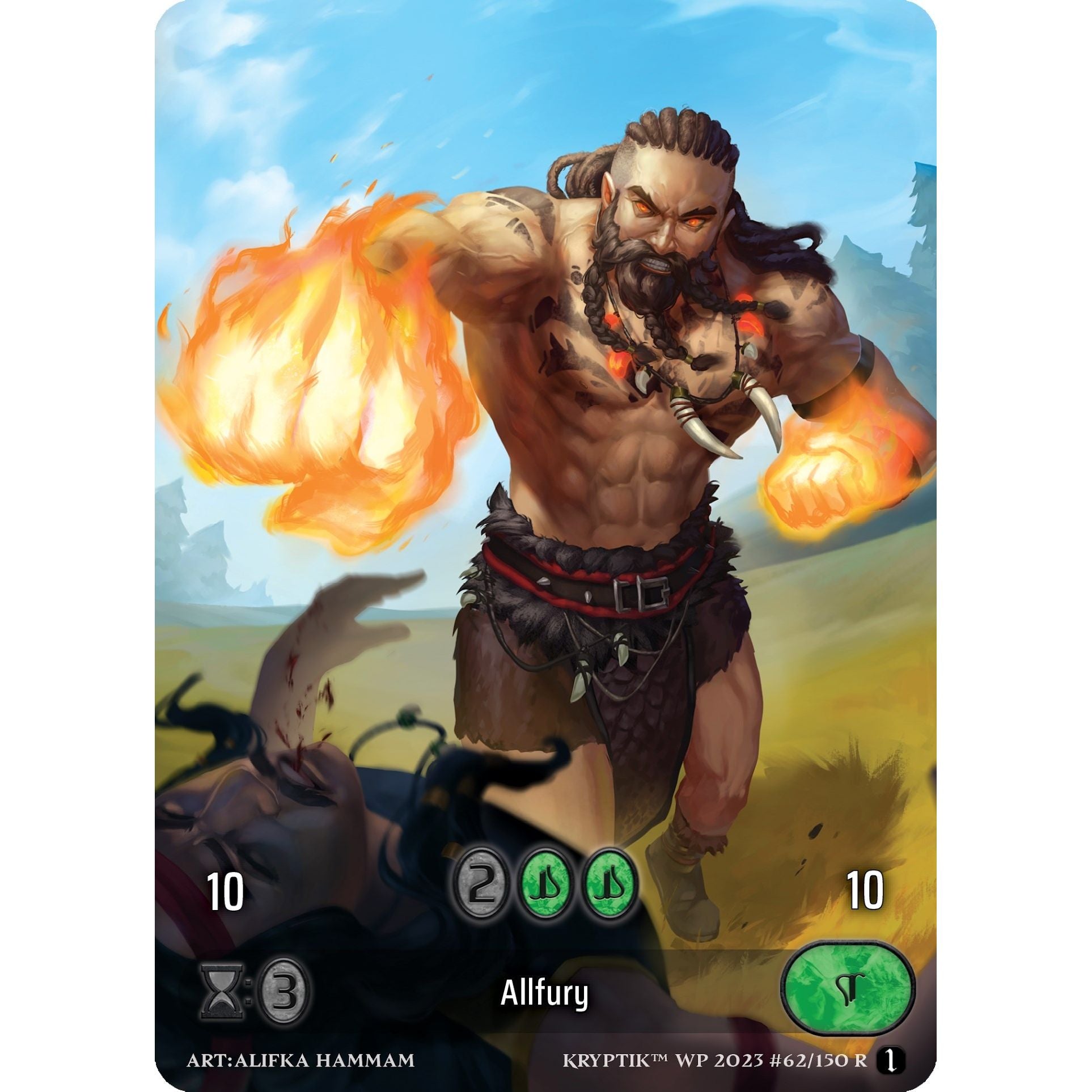 Image for Allfury (Box Topper) (62) - Kryptik TCG