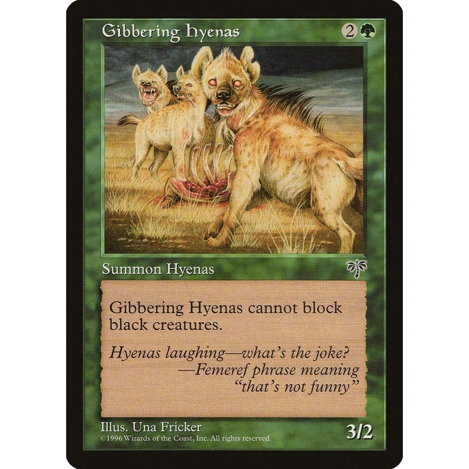 Image for Gibbering Hyenas (MIR) - Magic: The Gathering