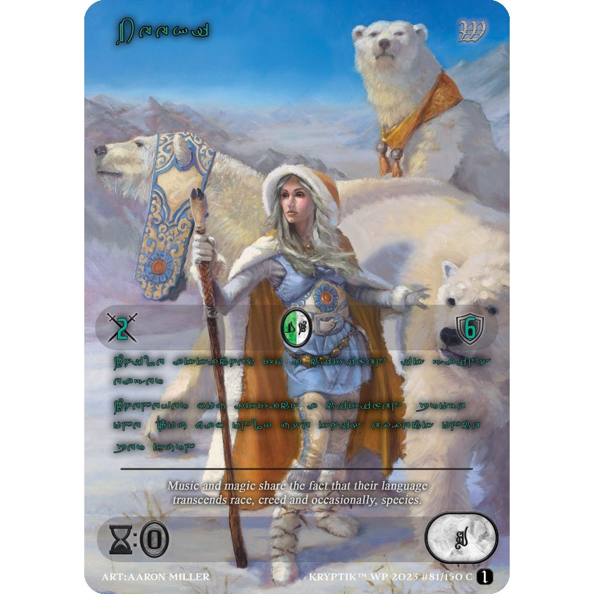 Image for Beeki (Green Kryptik Language) (81) - Kryptik TCG