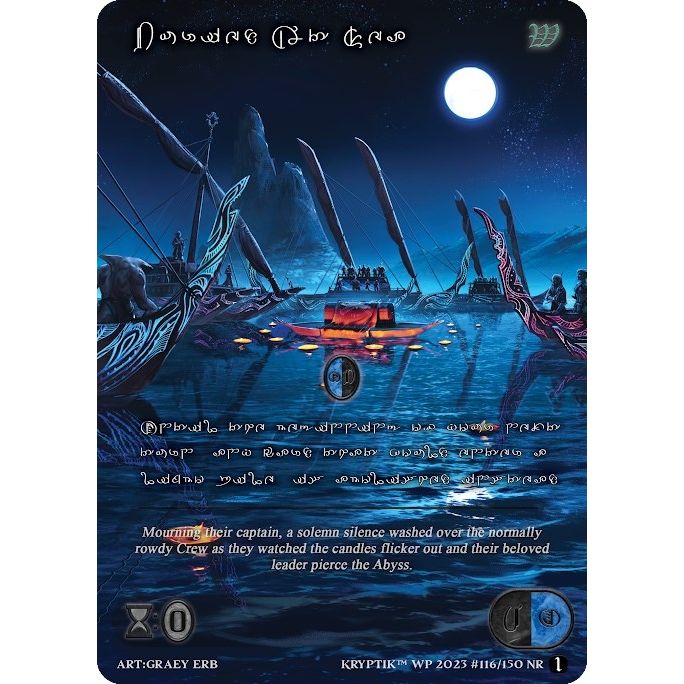 Image for Buried At Sea (Silver Kryptik Language) (116) - Kryptik TCG
