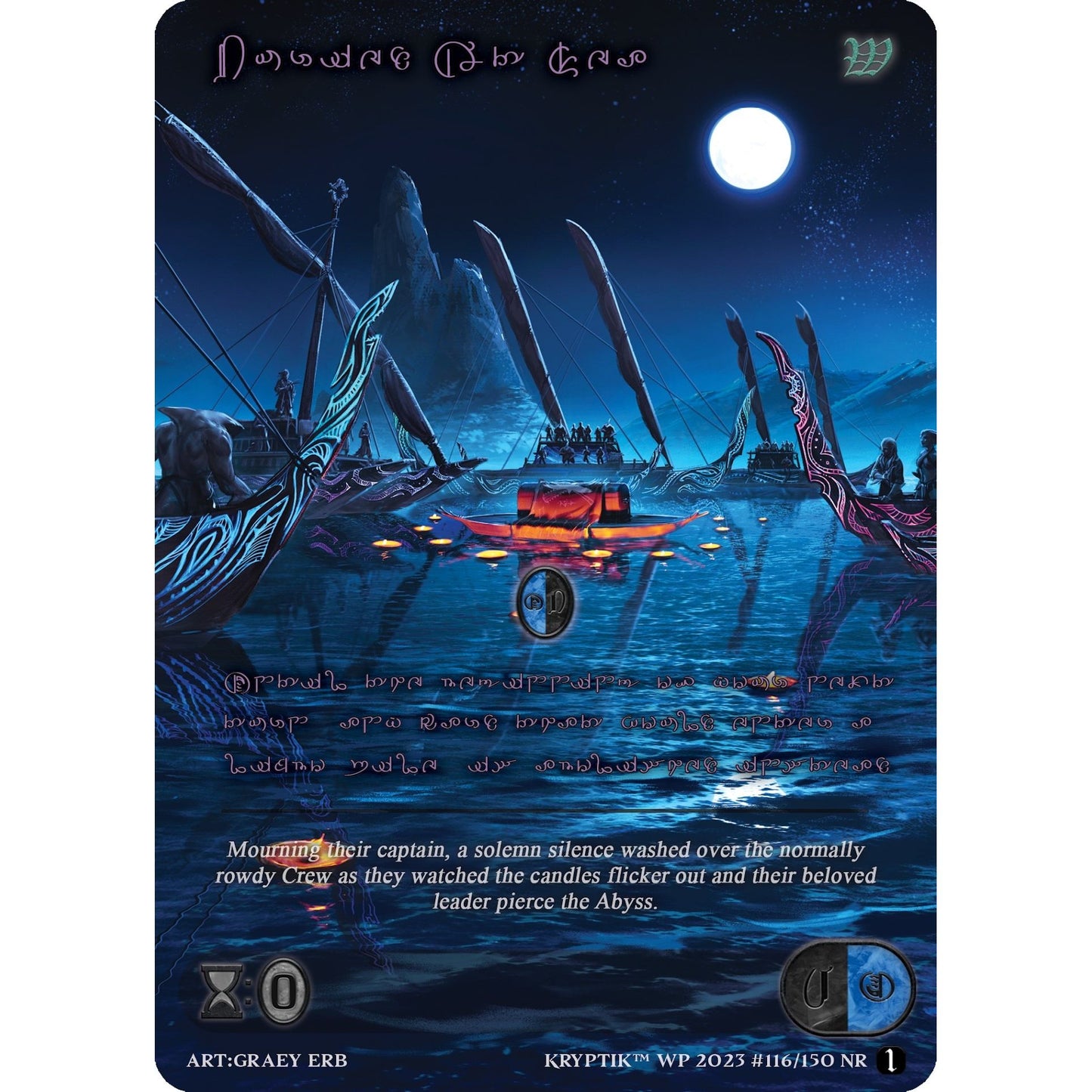 Image for Buried At Sea (Purple Kryptik Language) (116) - Kryptik TCG