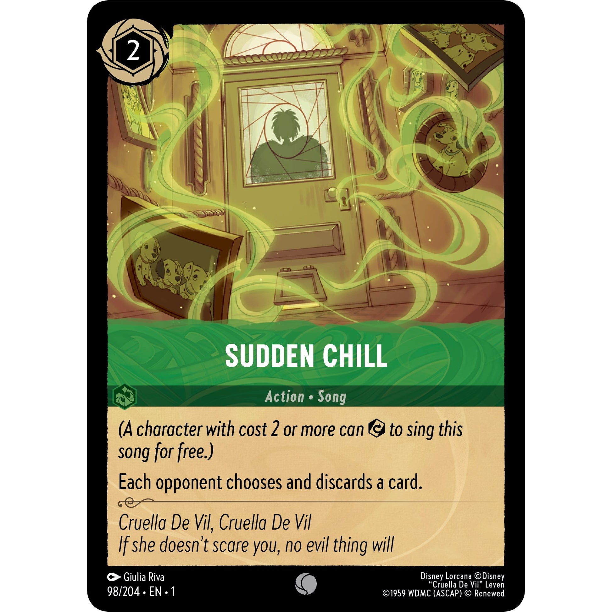 Image for Sudden Chill (98/204) (1) - Disney Lorcana