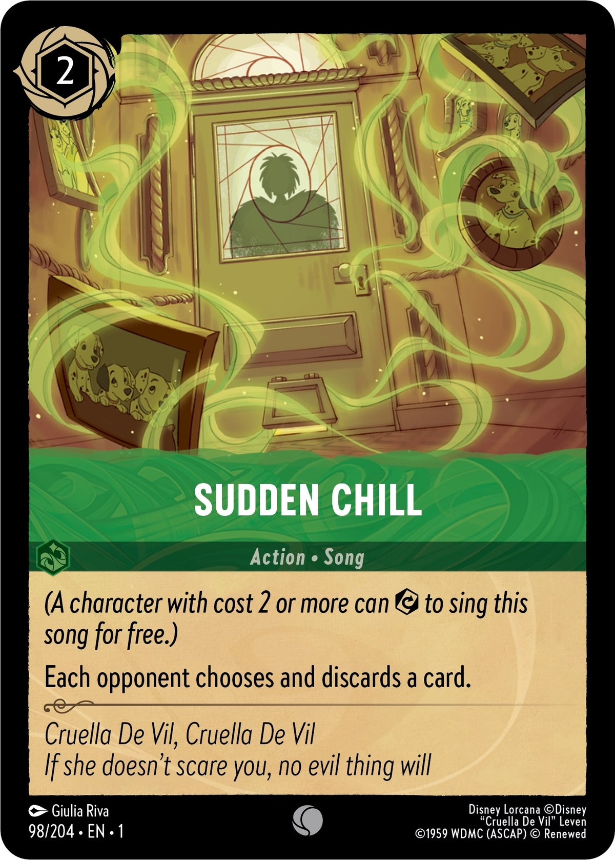 Image for Sudden Chill (98/204) (1) - Disney Lorcana