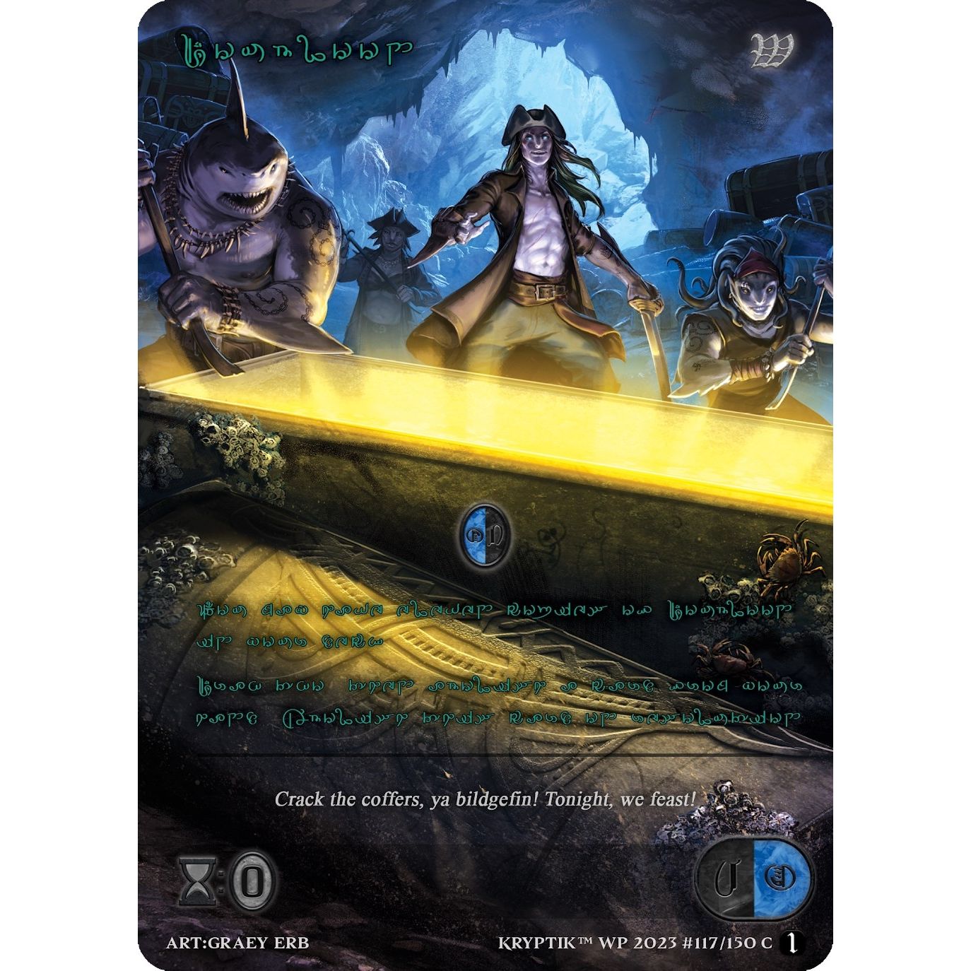 Image for Doubloon (Green Kryptik Language) (117) - Kryptik TCG