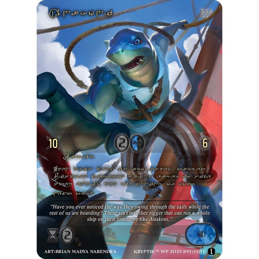 Image for Anakoni (Gold Kryptik Language) (97) - Kryptik TCG