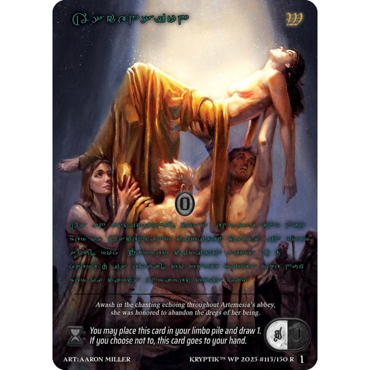 Image for Ascension (Green Kryptik Language) (113) - Kryptik TCG