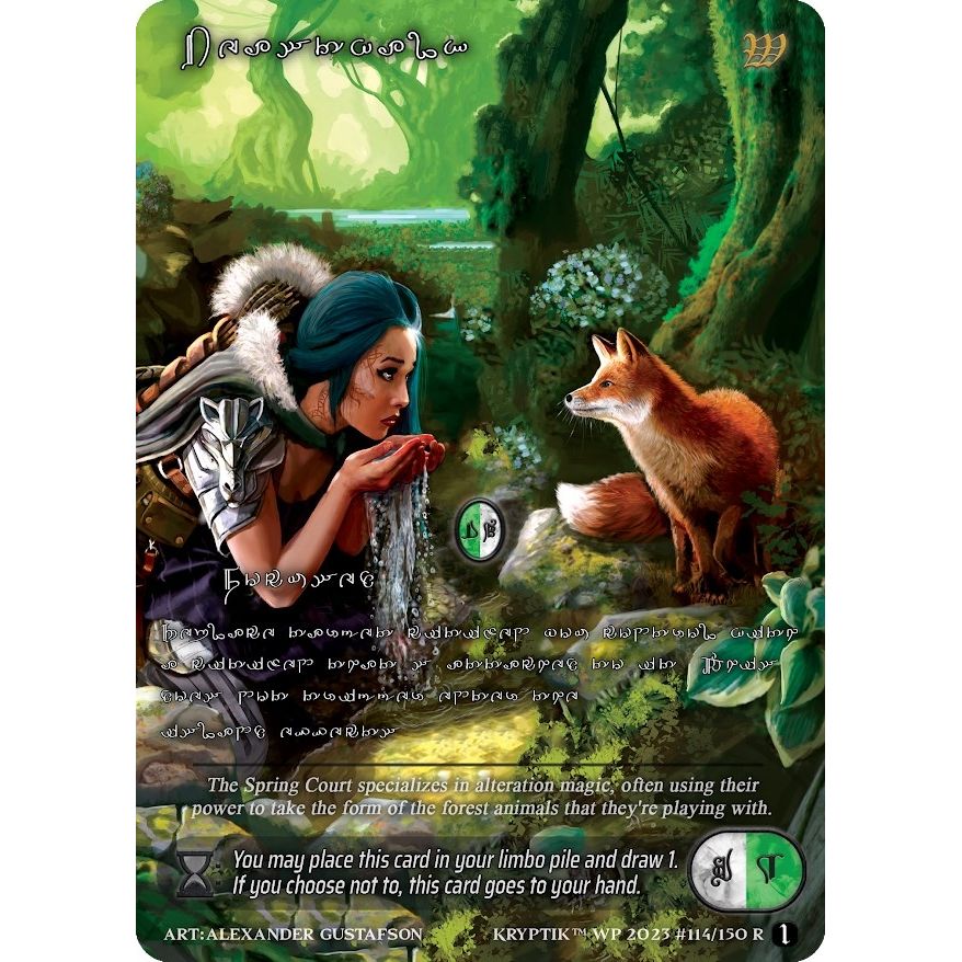 Image for Beastwalk (Silver Kryptik Language) (114) - Kryptik TCG