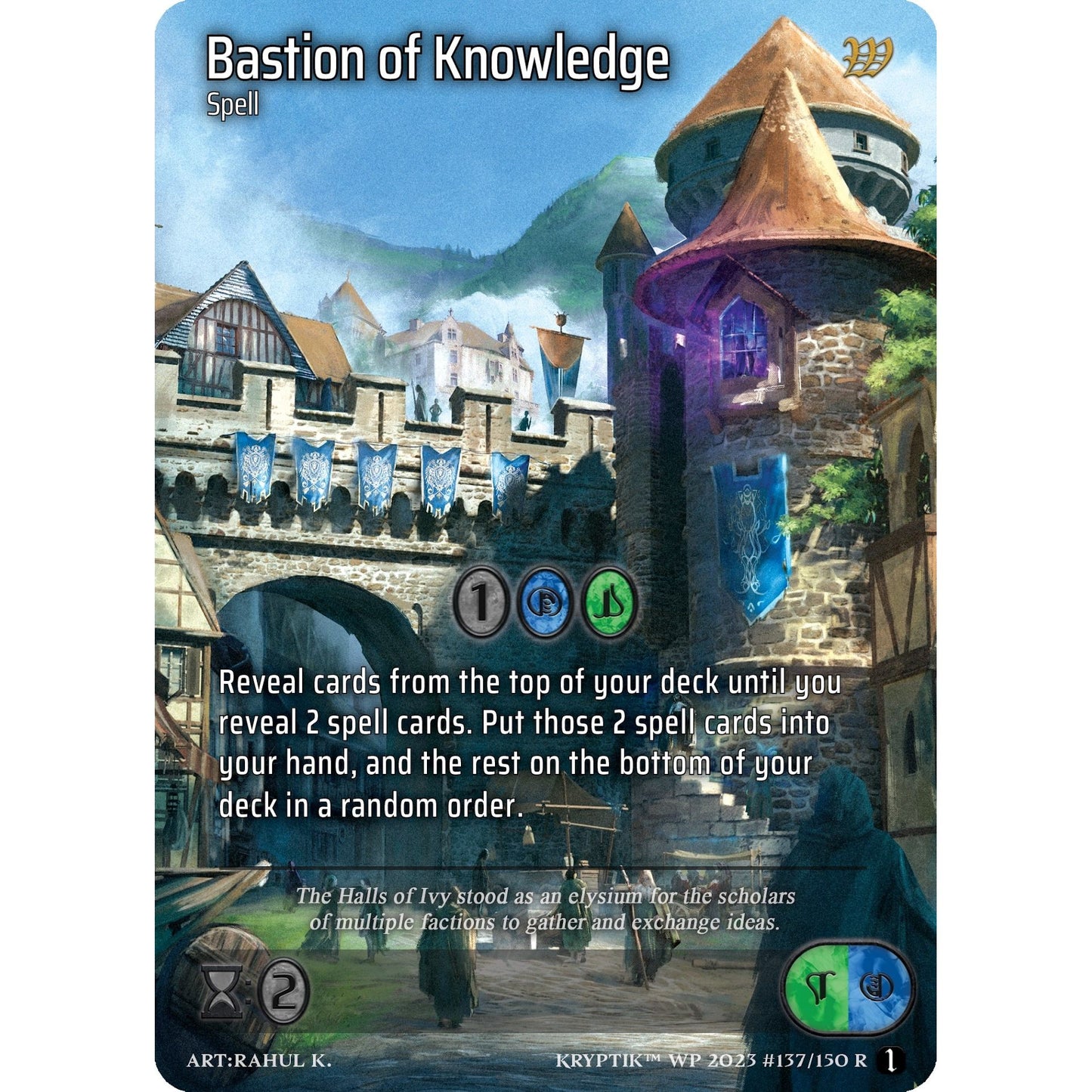 Image for Bastion of Knowledge (137) - Kryptik TCG