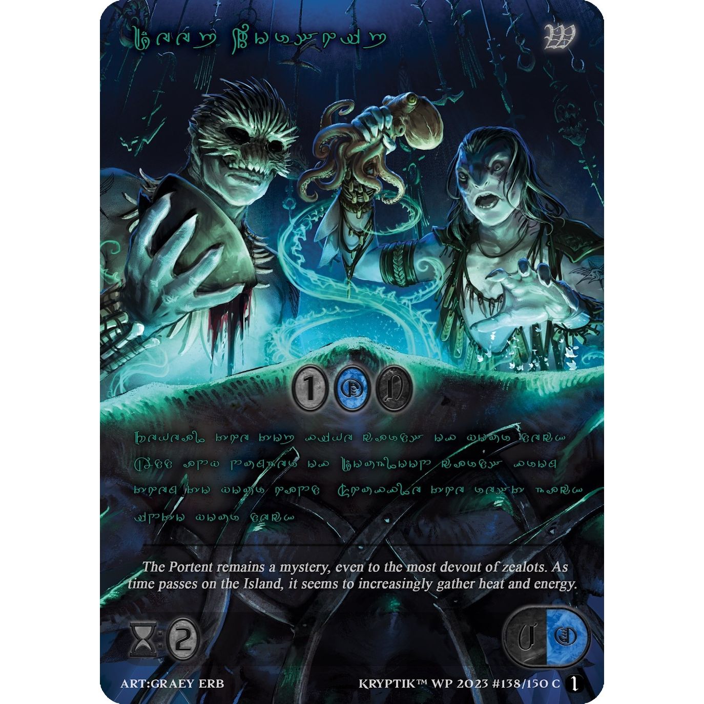 Image for Deep Worship (Green Kryptik Language) (138) - Kryptik TCG