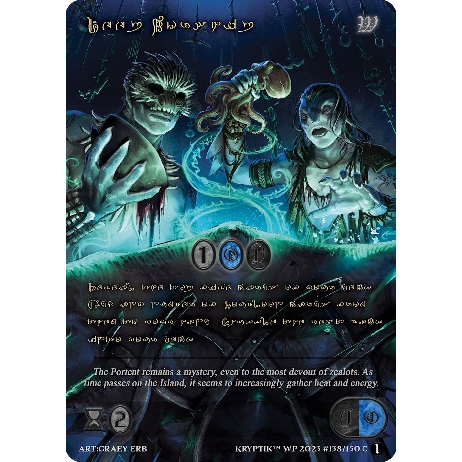 Image for Deep Worship (Gold Kryptik Language) (138) - Kryptik TCG