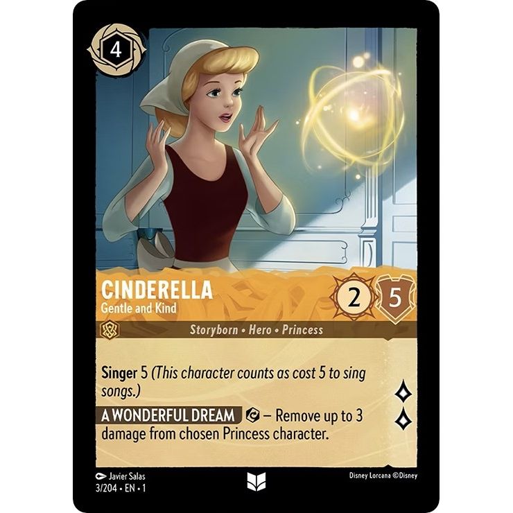 Image for Cinderella - Gentle and Kind (3/204) (1) - Disney Lorcana