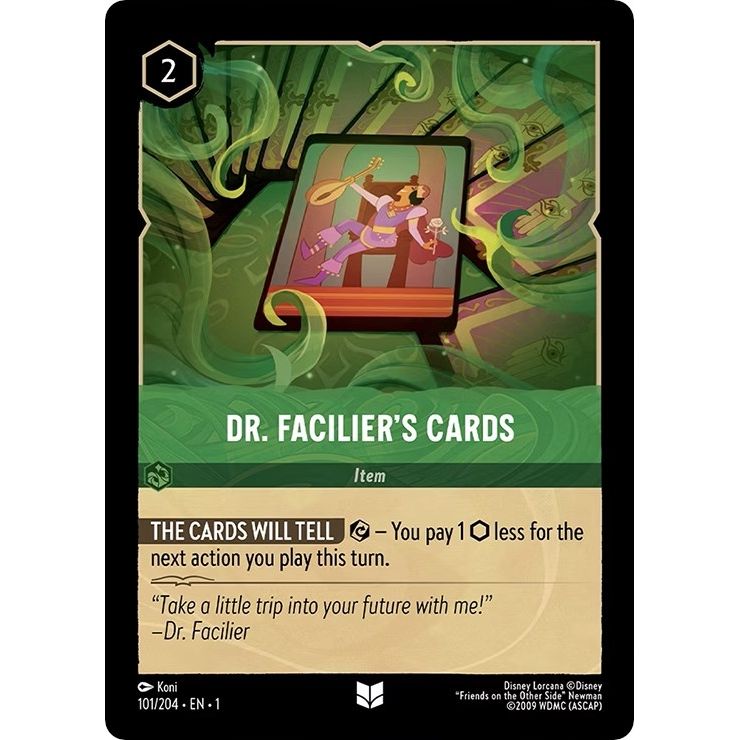 Image for Dr. Facilier's Cards (101/204) (1) - Disney Lorcana