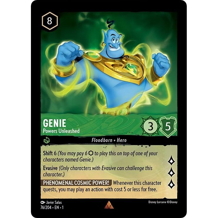 Image for Genie - Powers Unleashed (76/204) (1) - Disney Lorcana