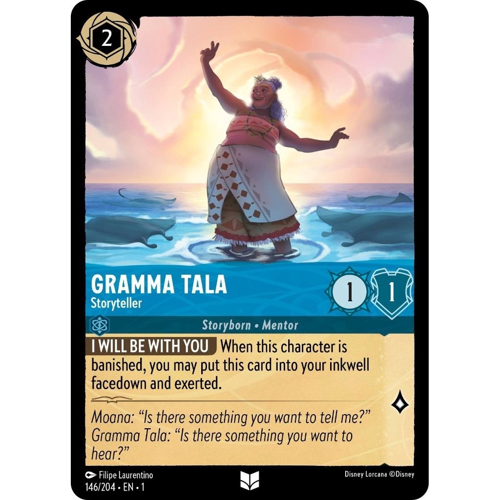 Image for Gramma Tala - Storyteller (146/204) (1) - Disney Lorcana
