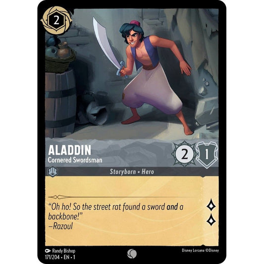 Image for Aladdin - Cornered Swordsman (171/204) (1) - Disney Lorcana