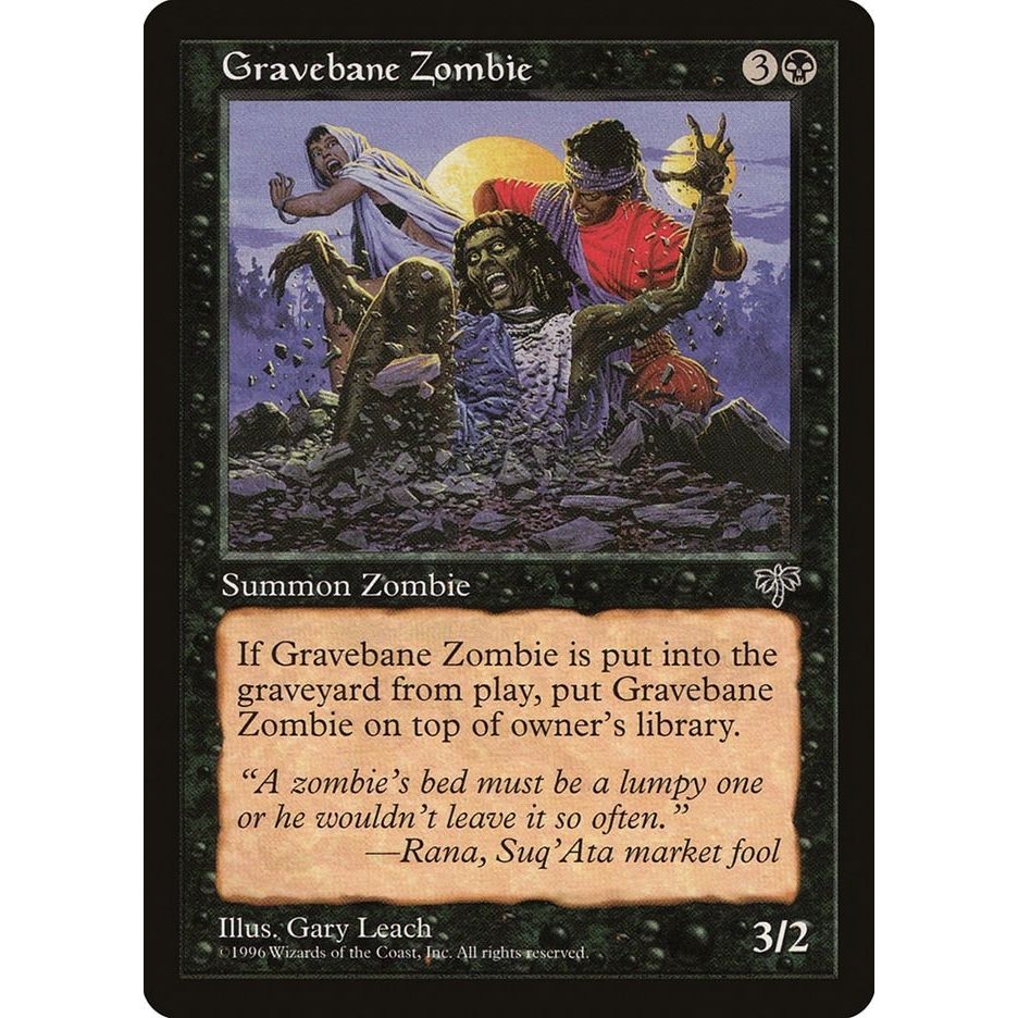 Image for Gravebane Zombie (MIR) - Magic: The Gathering