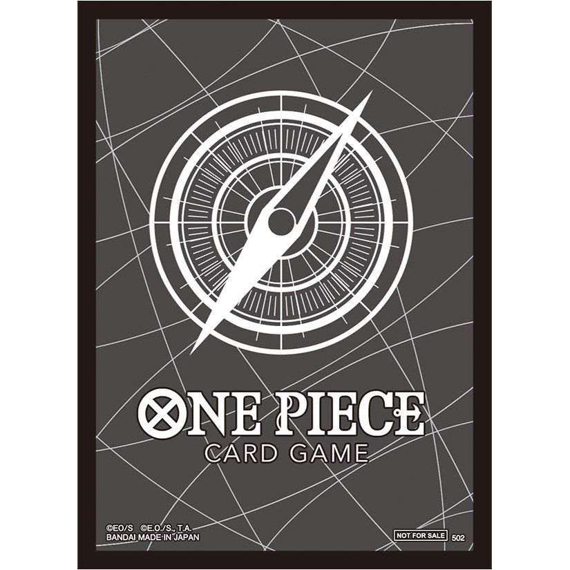 Image for One Piece Card Game Official Sleeves (Black) (10-Pack) - Card Sleeves