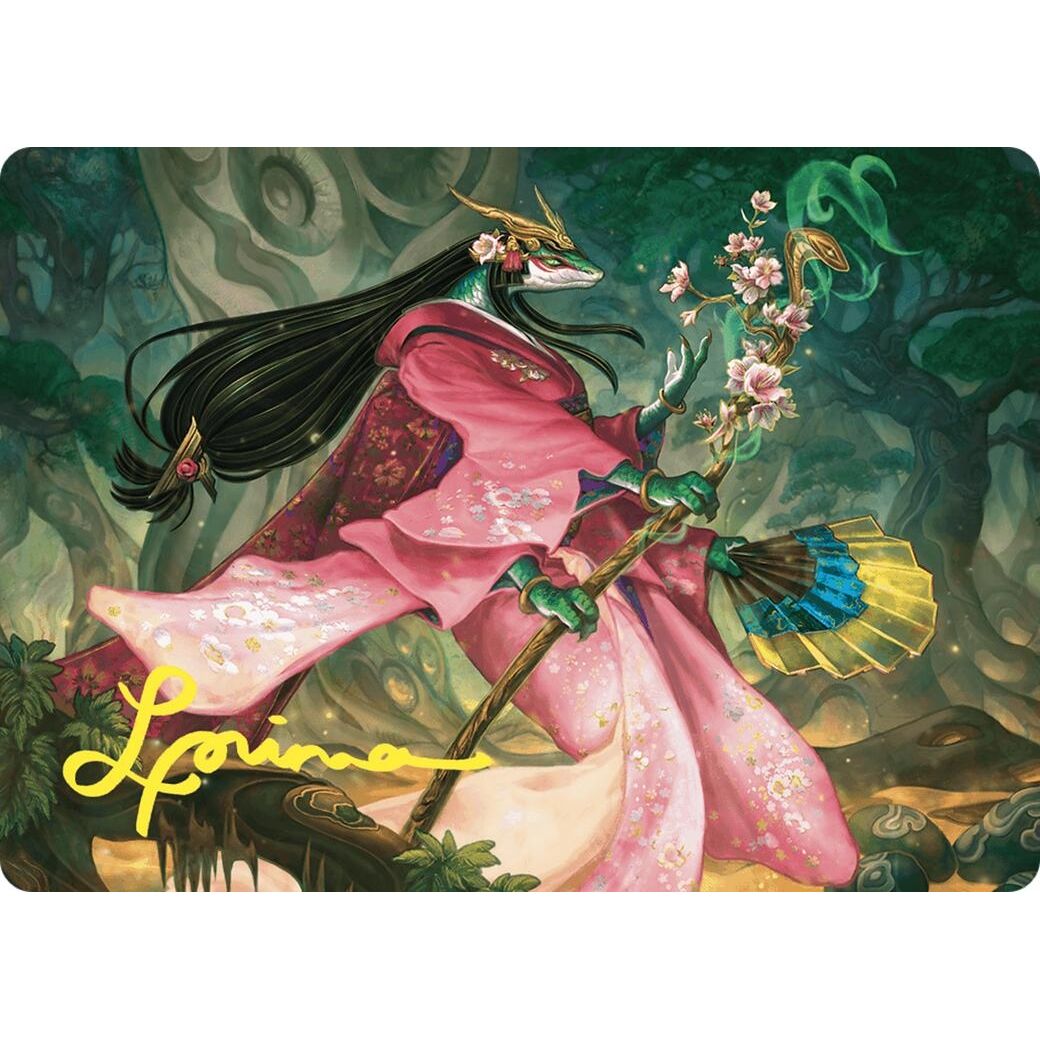 Image for Sakiko, Mother of Summer Art Card (Gold-Stamped Signature) (24) (ASCMM) - Magic: The Gathering