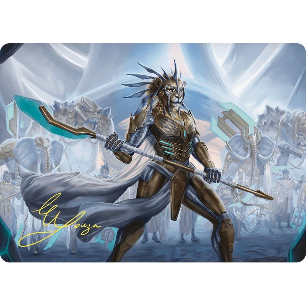 Image for Kemba, Kha Regent Art Card (Gold-Stamped Signature) (2) (ASCMM) - Magic: The Gathering