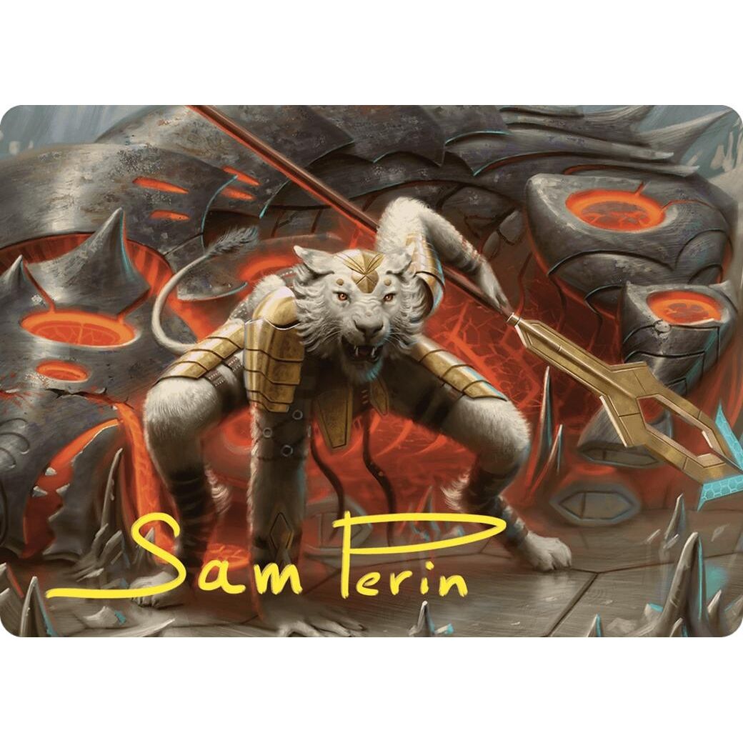 Image for Sunspear Shikari Art Card (Gold-Stamped Signature) (4) (ASCMM) - Magic: The Gathering