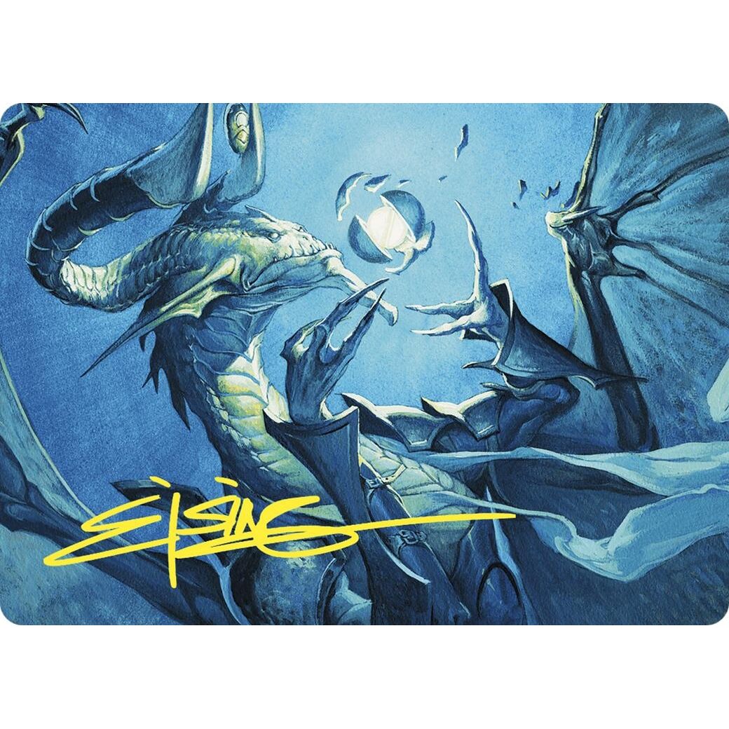 Image for Deep Analysis Art Card (Gold-Stamped Signature) (7) (ASCMM) - Magic: The Gathering