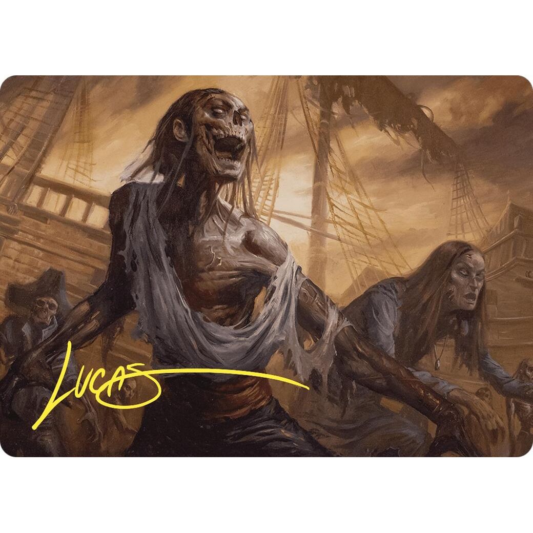 Image for Rise from the Tides Art Card (Gold-Stamped Signature) (11) (ASCMM) - Magic: The Gathering