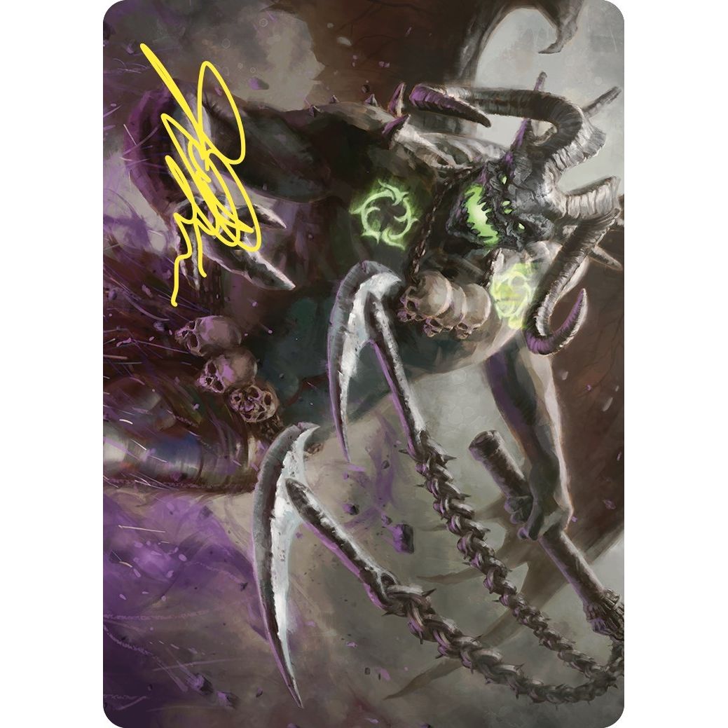 Image for Archfiend of Despair Art Card (Gold-Stamped Signature) (12) (ASCMM) - Magic: The Gathering