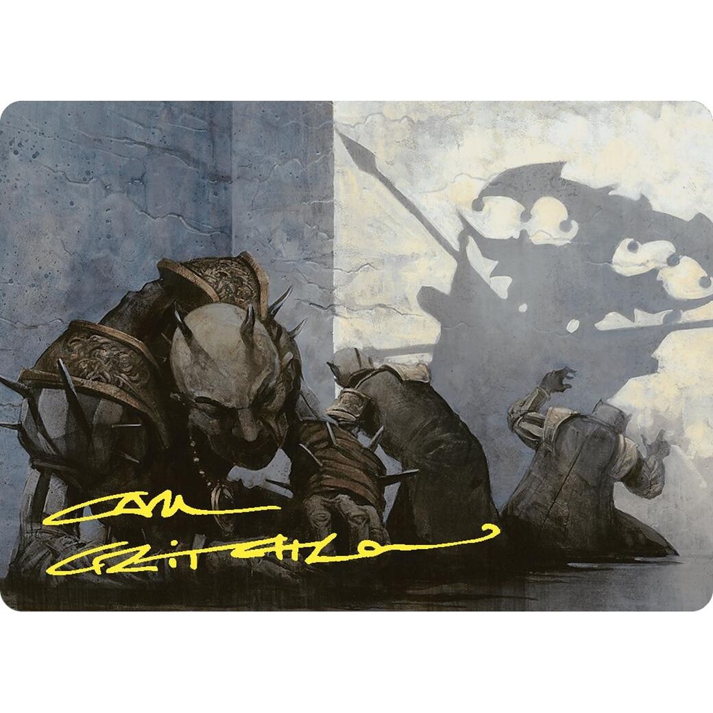 Image for Decree of Pain Art Card (Gold-Stamped Signature) (14) (ASCMM) - Magic: The Gathering