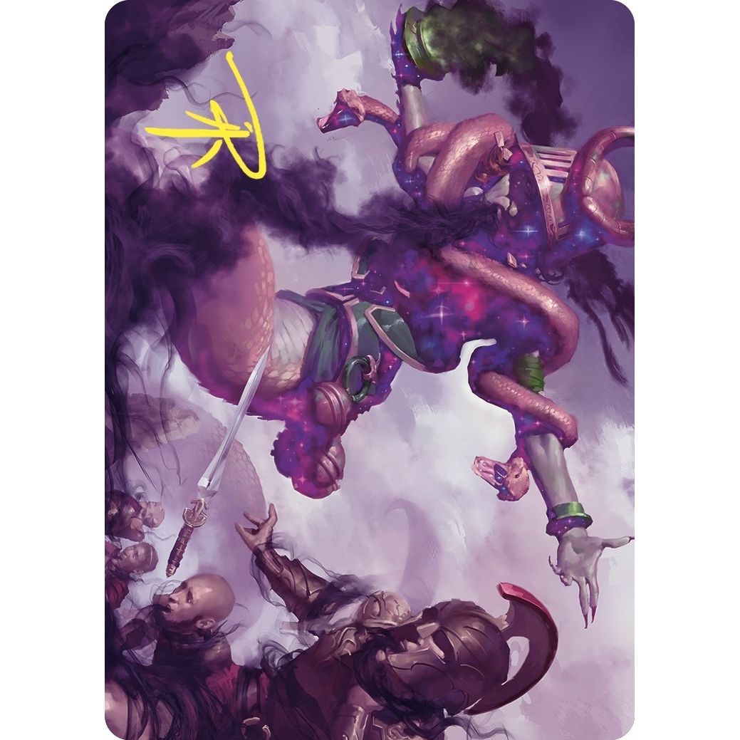 Image for Extinguish All Hope Art Card (Gold-Stamped Signature) (18) (ASCMM) - Magic: The Gathering