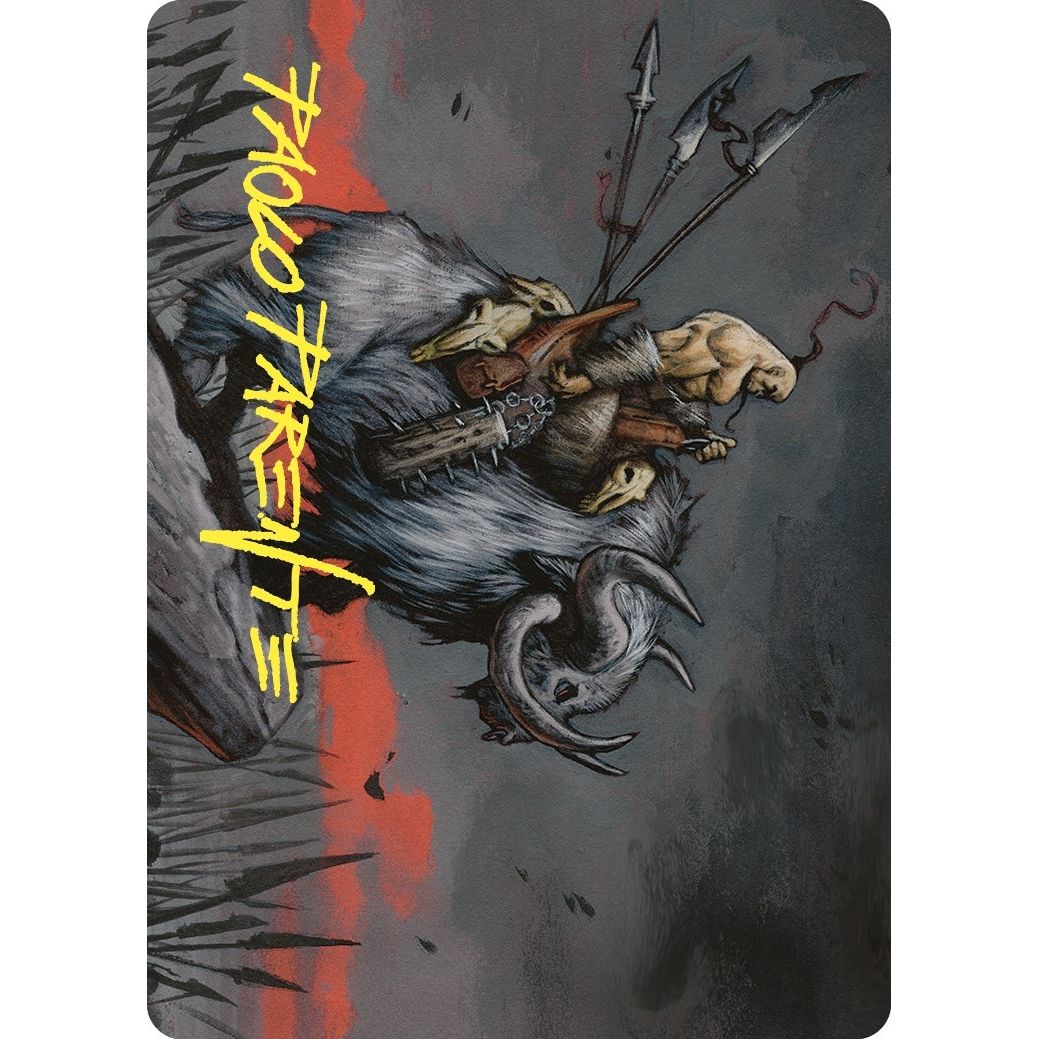 Image for Godo, Bandit Warlord Art Card (Gold-Stamped Signature) (22) (ASCMM) - Magic: The Gathering