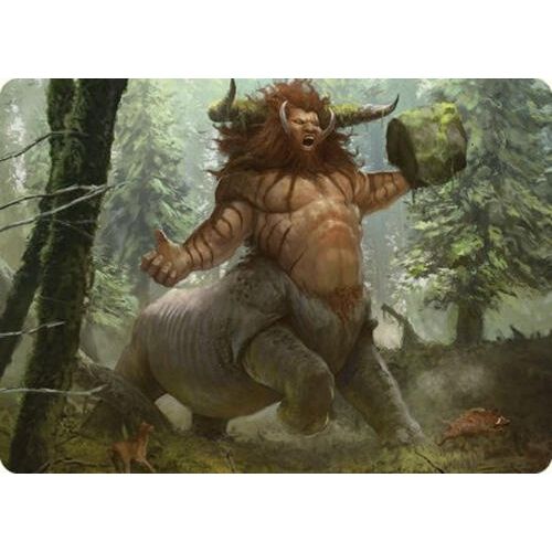 Image for Stonehoof Chieftain Art Card (26) (ASCMM) - Magic: The Gathering