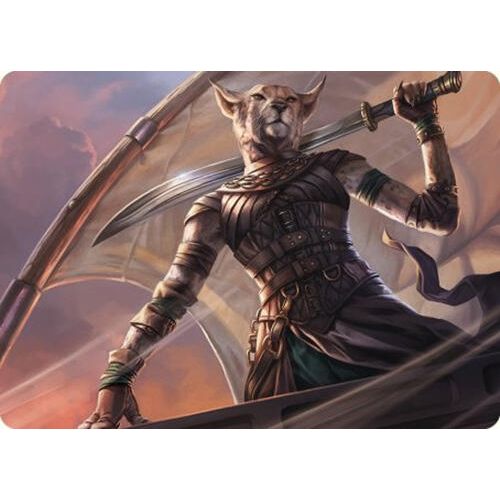 Image for Mirri, Weatherlight Duelist Art Card (28) (ASCMM) - Magic: The Gathering