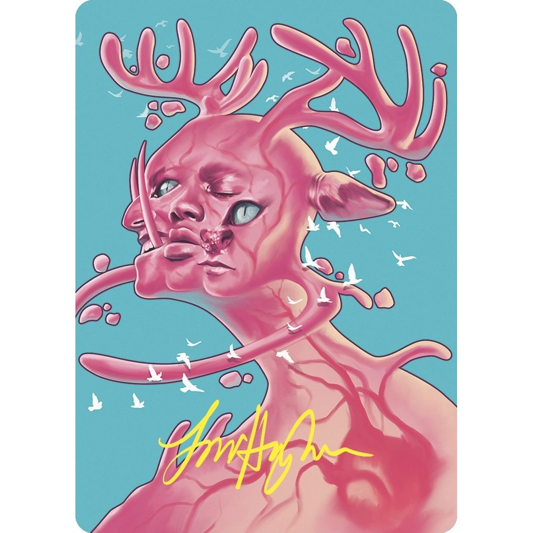 Image for Morophon, the Boundless Art Card (Gold-Stamped Signature) (50) (ASCMM) - Magic: The Gathering